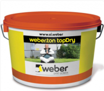 Zaključni omet Topdry  1,5 mm  osnovni toni 25 kg Weber