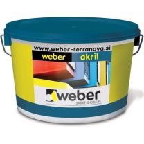 Fasadna barva Akrilna osnovni  toni 7 kg Weber