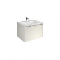 CIELO element pod umivalnikom z 1 predalom + umivalnik, bel, 61cm
