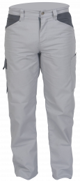 Delovne hlače na pas Basic št.3XL, svetlo siva