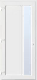 Vrata vhodna V1 980x2080mm, leva, PVC bela 