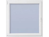 Okno PVC JEWE 118x118cm, levo, belo, 6 komorno, steklo 1,1K, odpiranje in nagib 