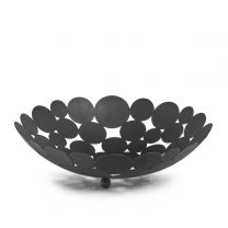 Košara za sadje črna, kovinska, 29x8,5

