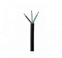 Kabel mehkožilni PP/L 2x0,75 črn H03VV-F