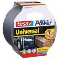 Trak lepilni večnamenski Tesa Extra Power, srebrn 25m x 50mm
